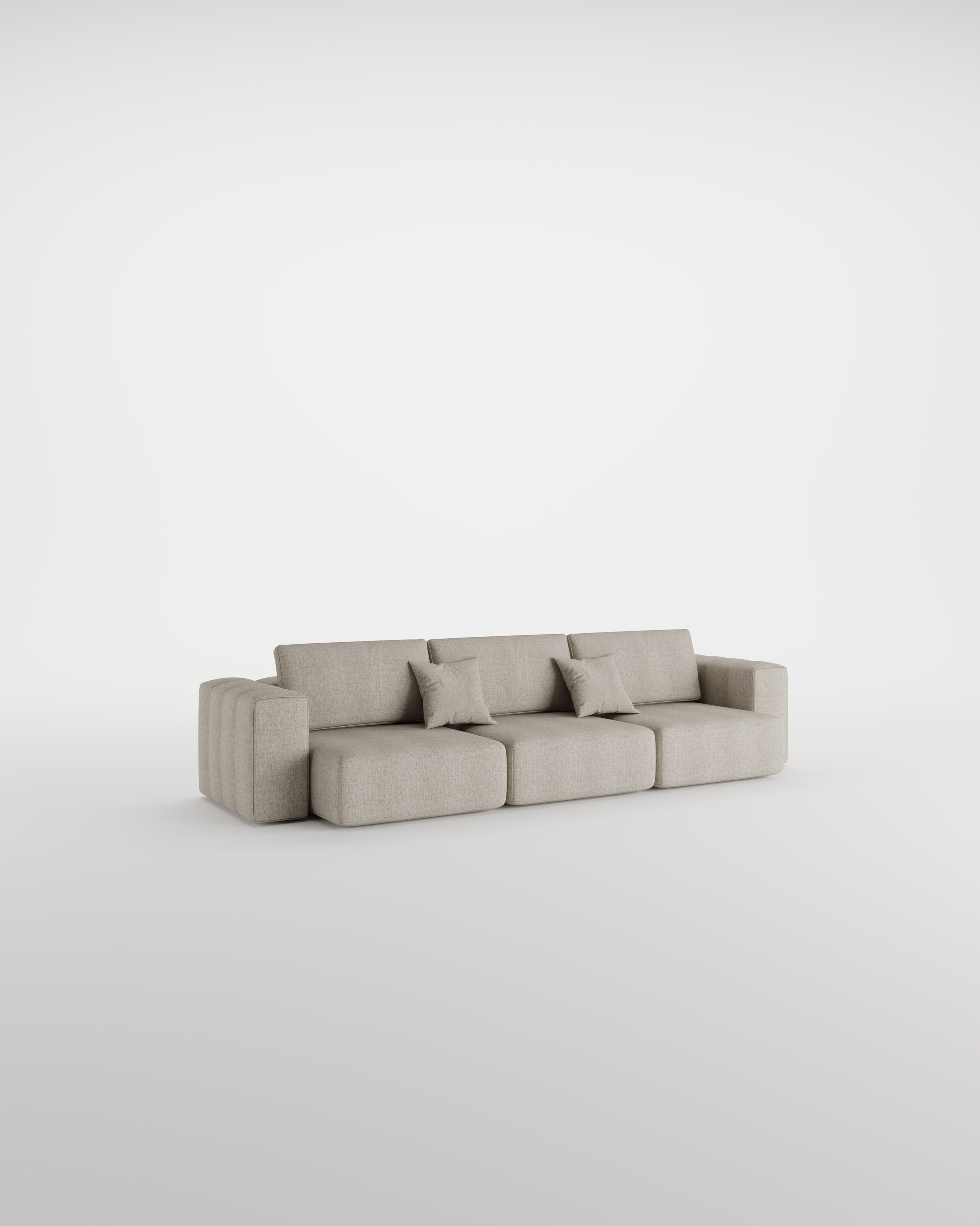 Liverpool 3 Seats Sand Fabric