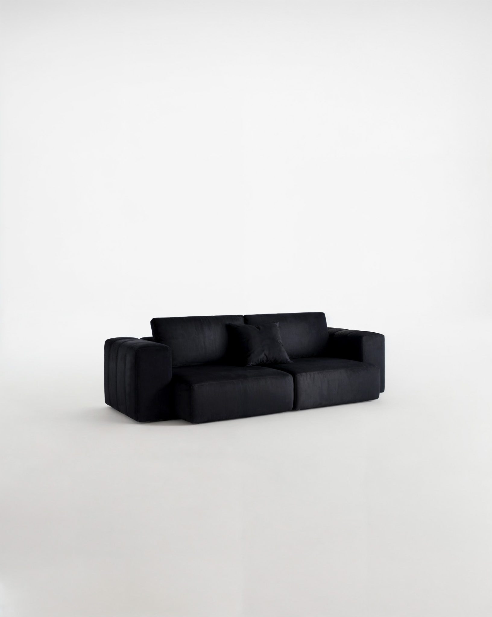 Liverpool Modular Sofa Deep Blue Velvet