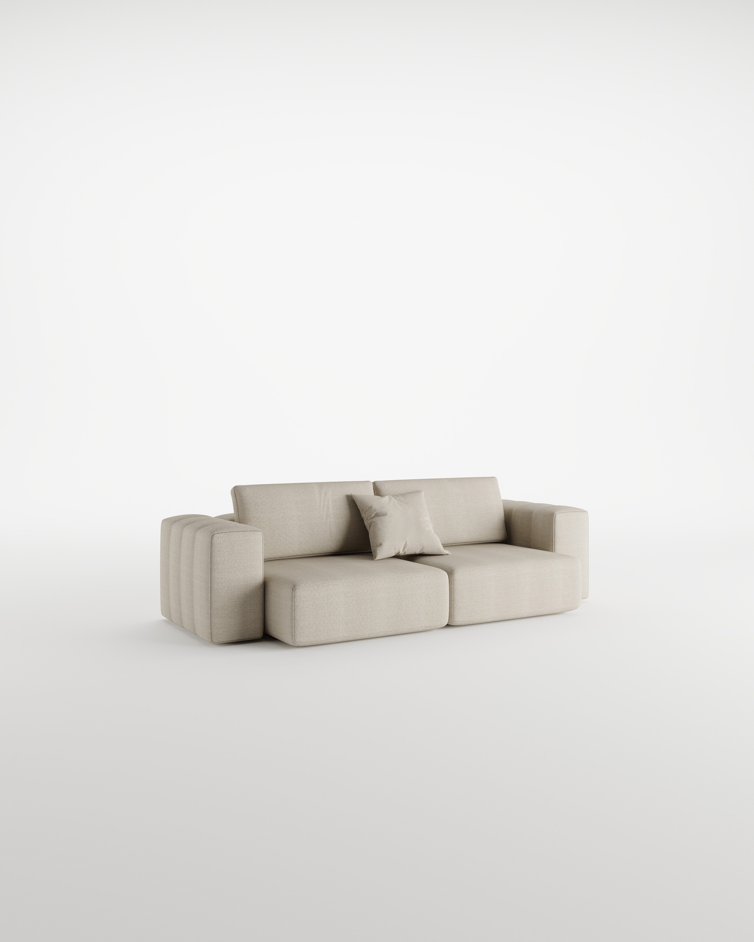 Liverpool Modular Sofa Toffee Fabric